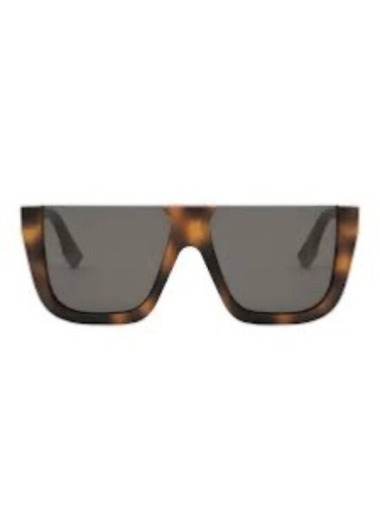 Fendi Fe40136i Shiny Havana square sunglasses main image 4